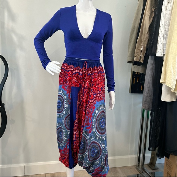 Colourful Balloon Harem Pants - Picture 8 of 12